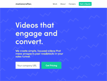 Tablet Screenshot of motioncrafter.com